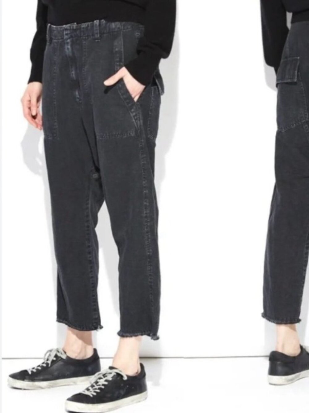 Nili Lotan Luna Linen Blend Pants in Carbon Size 00